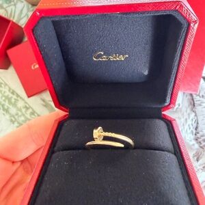 Cartier JUSTE UN CLOU RING, SMALL MODEL size ize: 59 mm (US 8¾